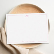 Modernes Minimalistisches elegantes Monogramm