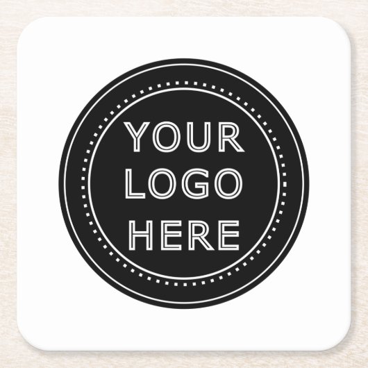 Modernes, Minimalistisches, elegantes und bearbeit Rechteckiger Pappuntersetzer (Vorderseite)