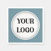 Modernes, minimalistisches, elegantes und individu serviette (Vorderseite)