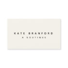 Modernes Minimalistisches Elfenbein Beruflich