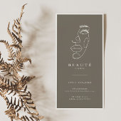 Modernes Minimalistisches Elfenbeinmenü/neutrales