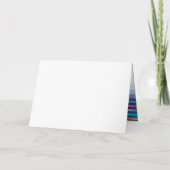 Modernes, Minimalistisches Farbkonzept Einladung (Rückseite)