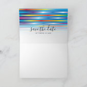 Modernes, Minimalistisches Farbkonzept Einladung (Innenseite)