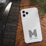 Modernes Minimalistisches Fettmonogramm Case-Mate iPhone 14 Hülle<br><div class="desc">Ein fett gedrucktes Monogramm</div>