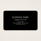 Modernes Minimalistisches Firmenlogo/jedes andere (Rückseite)