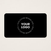 Modernes Minimalistisches Firmenlogo/jedes andere (Vorderseite)