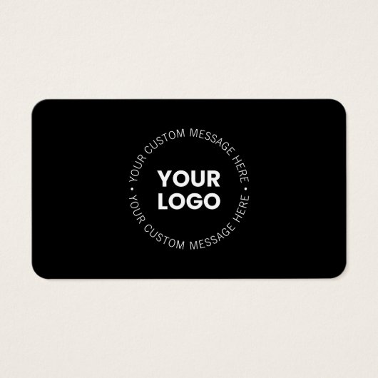 Modernes Minimalistisches Firmenlogo/jedes andere (Vorderseite)