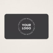 Modernes Minimalistisches Firmenlogo/jedes Bild | (Vorderseite)