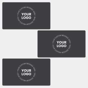 Modernes Minimalistisches Firmenlogo/jedes Bild    Etiketten