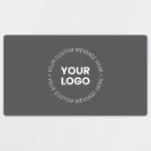 Modernes Minimalistisches Firmenlogo/jedes Bild |  Etiketten (Design 1)