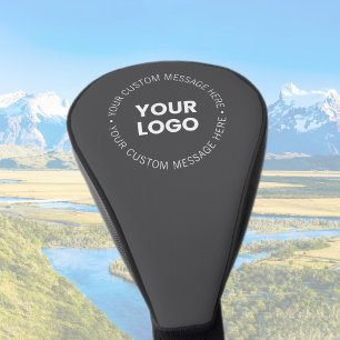 Modernes Minimalistisches Firmenlogo/jedes Bild    Golf Headcover