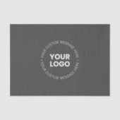 Modernes Minimalistisches Firmenlogo/jedes Bild |  Seidenpapier (Vorderseite)