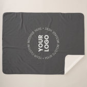 Modernes Minimalistisches Firmenlogo/jedes Bild |  Sherpadecke (Vorderseite (Horizontal))