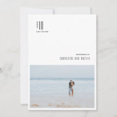 Modernes Minimalistisches Foto (Vorderseite)