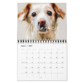 Modernes minimalistisches Foto 2026 Kalender (Mär 2027)