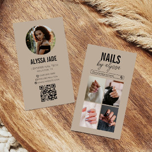 Modernes Minimalistisches Foto Collage Instagram I Visitenkarte