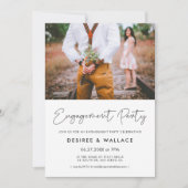 Modernes minimalistisches Foto Einladung (Vorderseite)