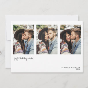 Modernes Minimalistisches Foto für einen einfachen Feiertagskarte