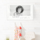 Modernes Minimalistisches Foto für immer im Herzen Banner (Insitu)