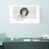 Modernes Minimalistisches Foto für immer im Herzen Banner (Messeveranstaltung)