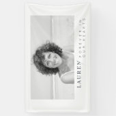 Modernes Minimalistisches Foto für immer im Herzen Banner (Vertikal)