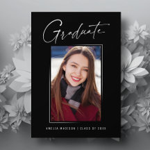 Modernes Minimalistisches Foto für Ink Script Grad