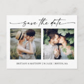 Modernes Minimalistisches Foto für InkScript 2 Sav Postkarte (Vorderseite)