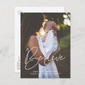 Modernes, minimalistisches Foto für Urlaub Postkarte (Vorne/Hinten)