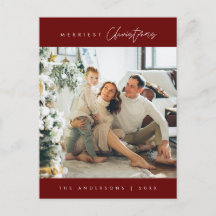 Modernes, Minimalistisches Foto für Weihnachten