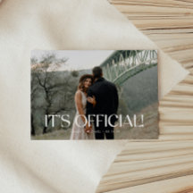 Modernes, minimalistisches Foto-Hochzeitsprogramm