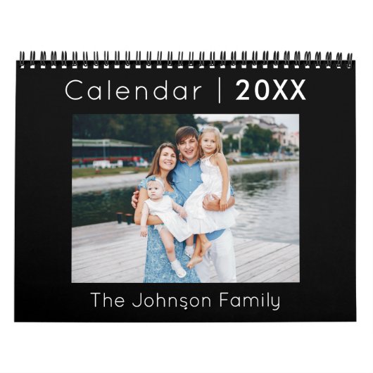 Modernes Minimalistisches Foto Kalender (Titelbild)