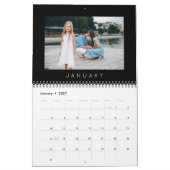 Modernes Minimalistisches Foto Kalender (Jan 2027)