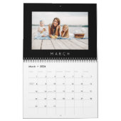 Modernes Minimalistisches Foto Kalender (Mär 2026)