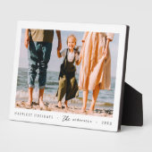 Modernes, Minimalistisches Foto mit benutzerdefini Fotoplatte (Seite)