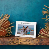 Modernes, Minimalistisches Foto mit benutzerdefini Fotoplatte (Seite)