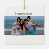 Modernes, Minimalistisches Foto mit benutzerdefini Keramikornament (Rückseite)