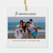 Modernes, Minimalistisches Foto mit benutzerdefini Keramikornament (Vorderseite)