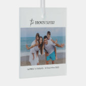 Modernes, Minimalistisches Foto mit benutzerdefini Ornament Aus Glas (Vorderseite Rechts)