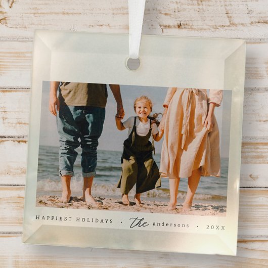 Modernes, Minimalistisches Foto mit benutzerdefini Ornament Aus Glas