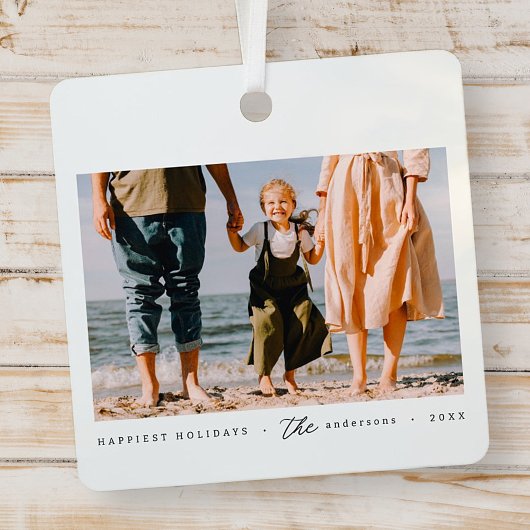 Modernes, Minimalistisches Foto mit benutzerdefini Ornament Aus Metall