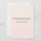 Modernes Minimalistisches Foto Save The Date (Rückseite)