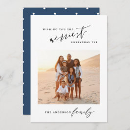 Modernes, minimalistisches Foto Weihnachten