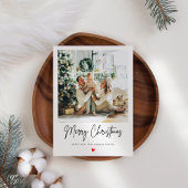 Modernes Minimalistisches Foto Weihnachten