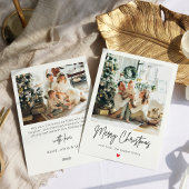 Modernes Minimalistisches Foto Weihnachten