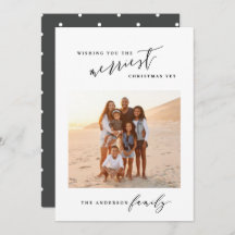 Modernes, minimalistisches Foto Weihnachten