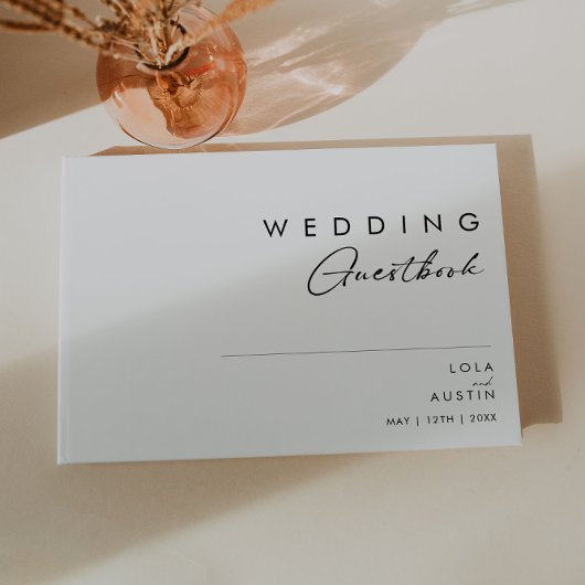 Modernes Minimalistisches Gästebuch