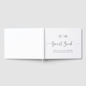 Modernes Minimalistisches Gästebuch (Voll)