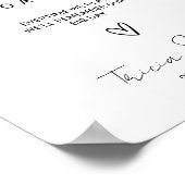 Modernes Minimalistisches Gästebuch Cornhole (Ecke)