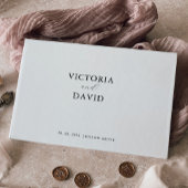 Modernes Minimalistisches Gästebuch für Hochzeiten