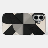 Modernes minimalistisches geometrisches Design Case-Mate iPhone Hülle (Rückseite (Horizontal))